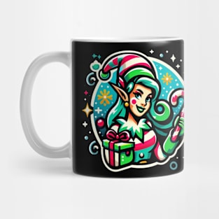 Christmas Elf - Joyful Holidays in Colors Mug